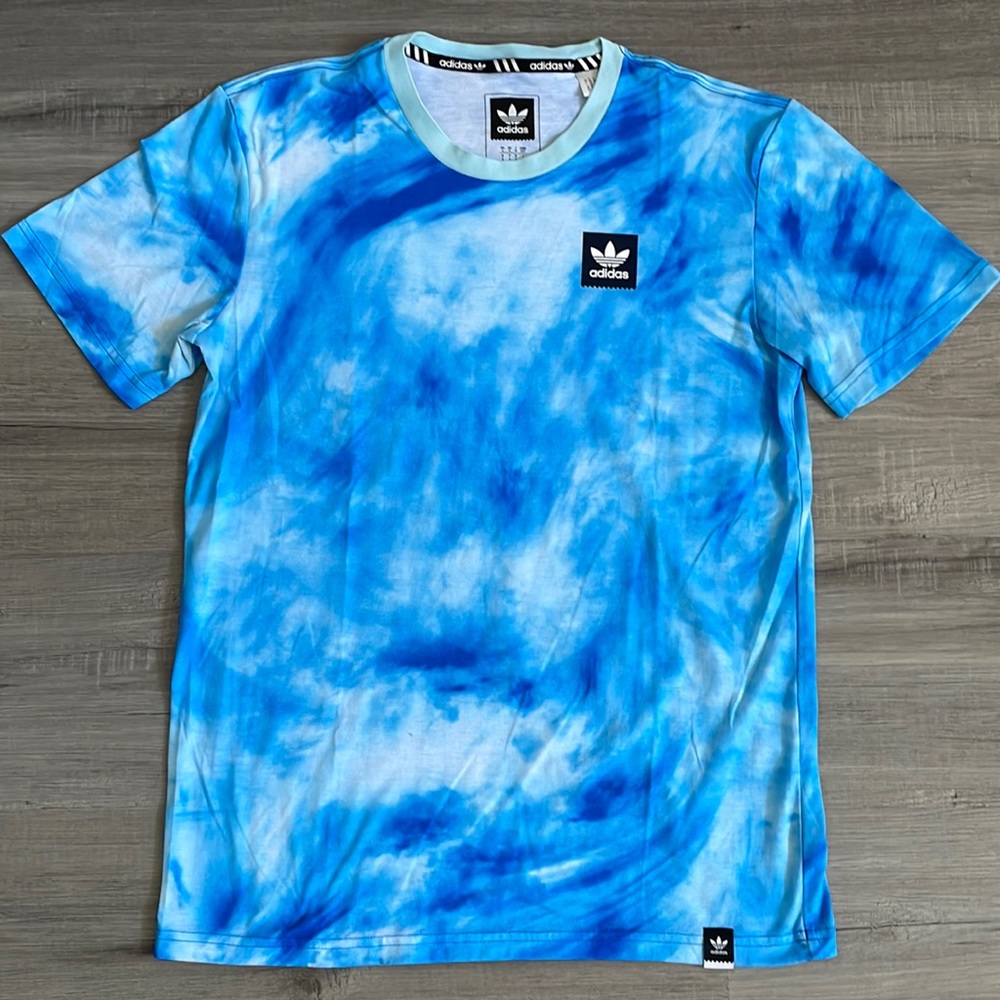 Mens Blue adidas tshirt